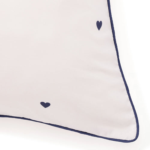 Fuwaro Cooling Pillow Cover Heart  Pink X Navy