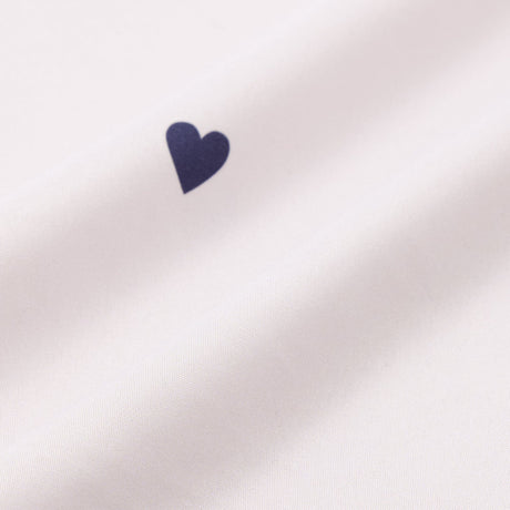 Fuwaro Cooling Pillow Cover Heart  Pink X Navy