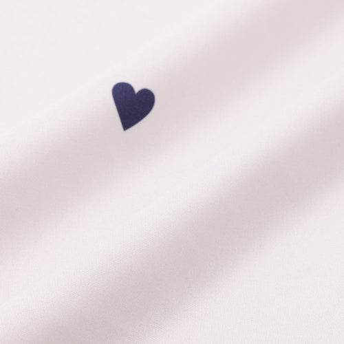 Fuwaro Cooling Pillow Cover Heart  Pink X Navy