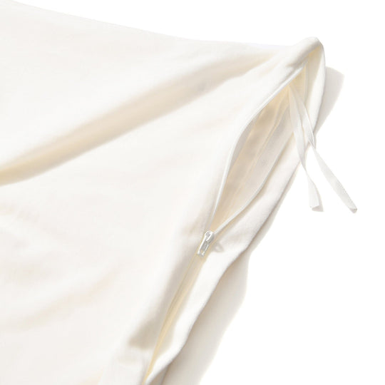 Warmy Smocking Comforter  Case Single Ivory