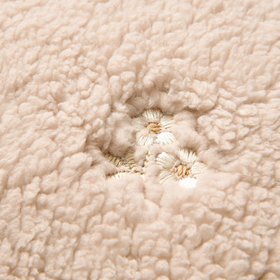 Warmy Flower X Boa Comforter Case  Single Beige