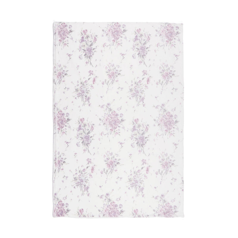 WARMY Botanical Flower Comforter Case Double Pink