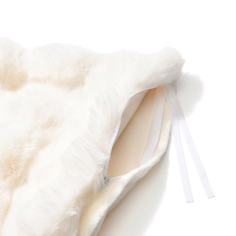 WARMY Pocomoko Fur Comforter Case Single White