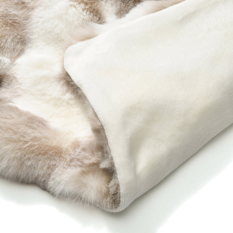 WARMY Pokomoko Fur Comforter Case Single Grey