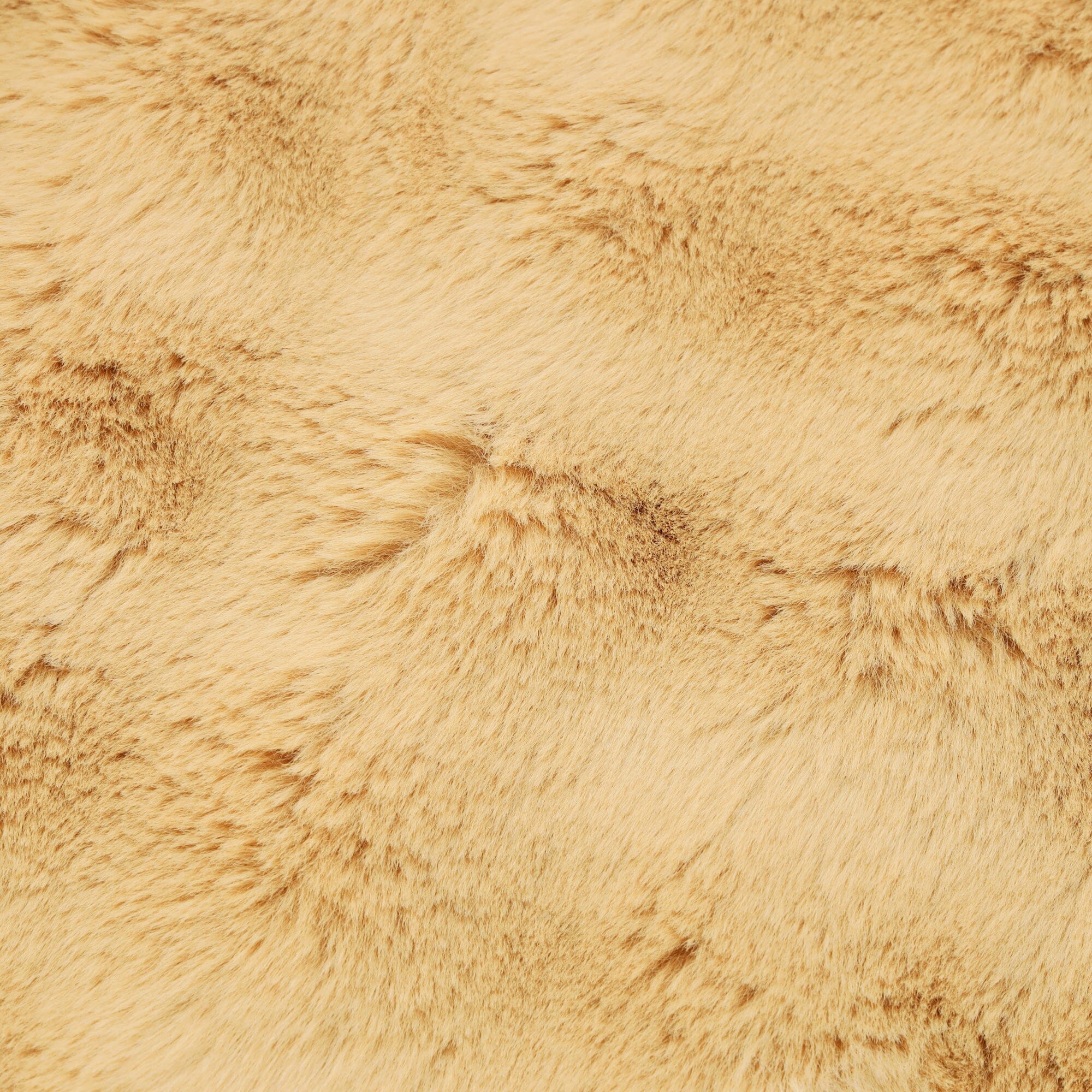 WARMY POKOMOKO 雙人毛皮羽絨被套 黃色