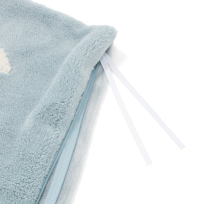 Warmy Heart Duvet Cover Single Blue