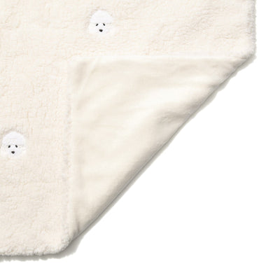 Warmy Poodle X Boa Duvet Cover Single Ivory