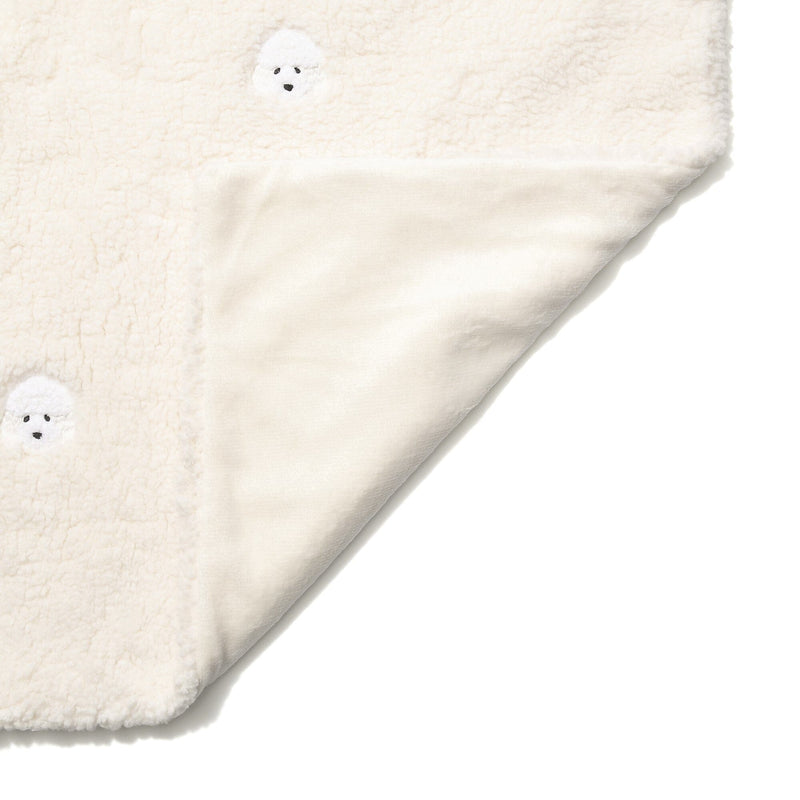 Warmy Poodle X Boa Duvet Cover Double Ivory