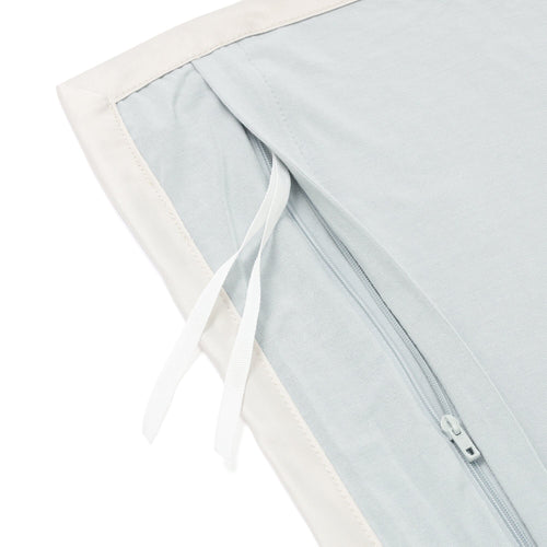 Cica Satin Ribbon Duvet Cover Single Blue
