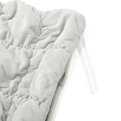 Warmy Square Quilt Duvet Cover Single Gray