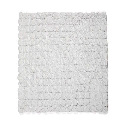 Warmy Square Quilt Duvet Cover Double Gray