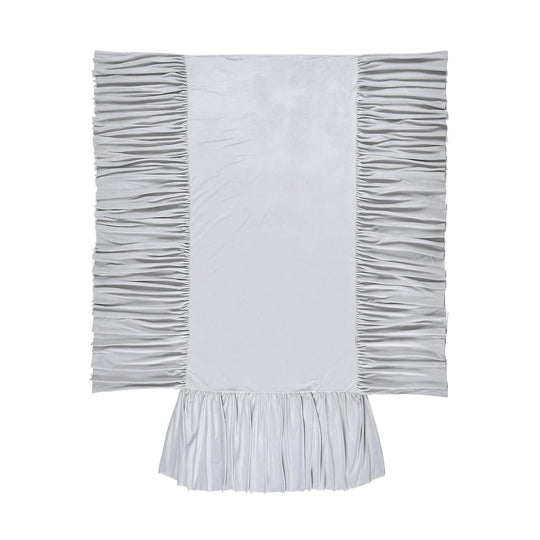 Warmy Bed Skirt Single Light Gray