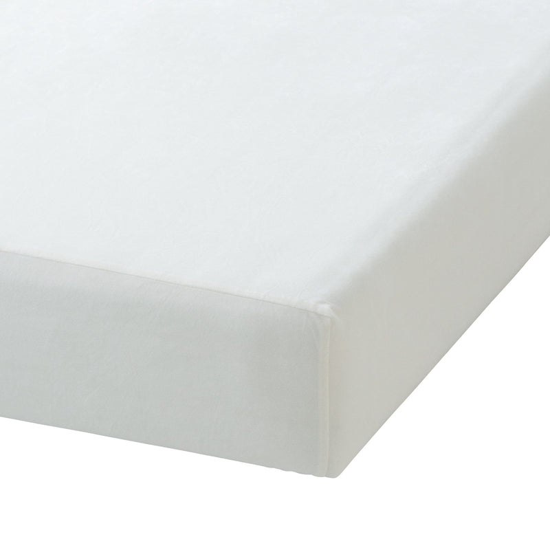 Warmy Microfiber Box  Sheet Single Ivory