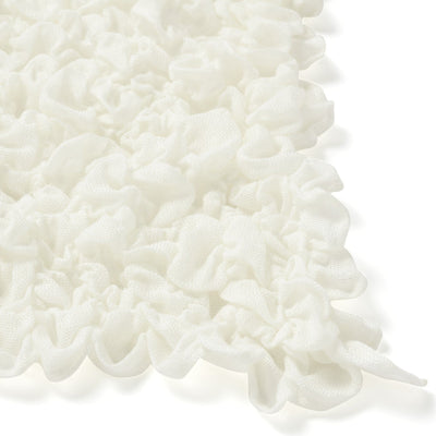 RIPPLE 波紋毛毯100x170白色
