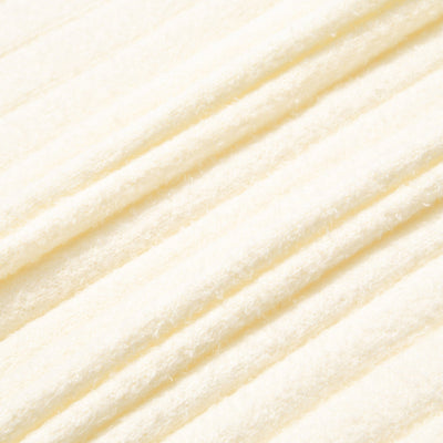 Melty Knit Throw 100X170 White