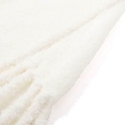 Gordis White Throw (Knee Blanket) 1500 x 800 Ivory