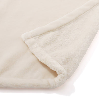 Cushion throw (lap blanket) 1400 x 1000 Ivory