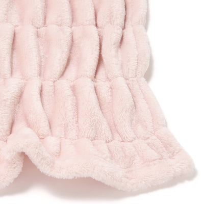 Fluffy Ripple Throw (Knee Blanket) 1700 x 1300 Pink