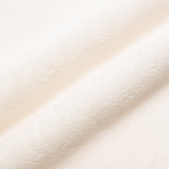 Smooth Frilled Throw (Lap Blanket) 1500 X 800 Ivory