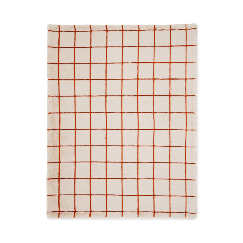 Fur Throw  1700 X 1300 Orange