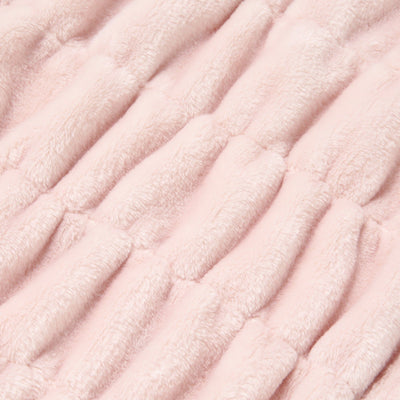 Fluffy Ripple Throw  1700 X 1300 Pink