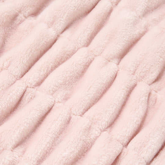 Fluffy Ripple Throw  1700 X 1300 Pink