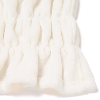 Fluffy Ripple Throw  1500 X 800 Ivory