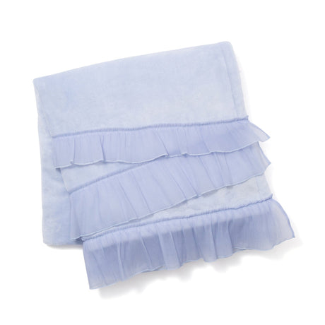 Smooth Frill Throw Medium 1700 X 1300 Light Blue