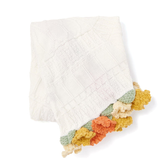 Flower Bouquet Throw  Φ900 Orange