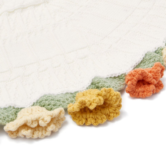 Flower Bouquet Throw  Φ900 Orange