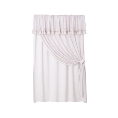 Frill Valance Curtain 1780 x 1000 Light Pink