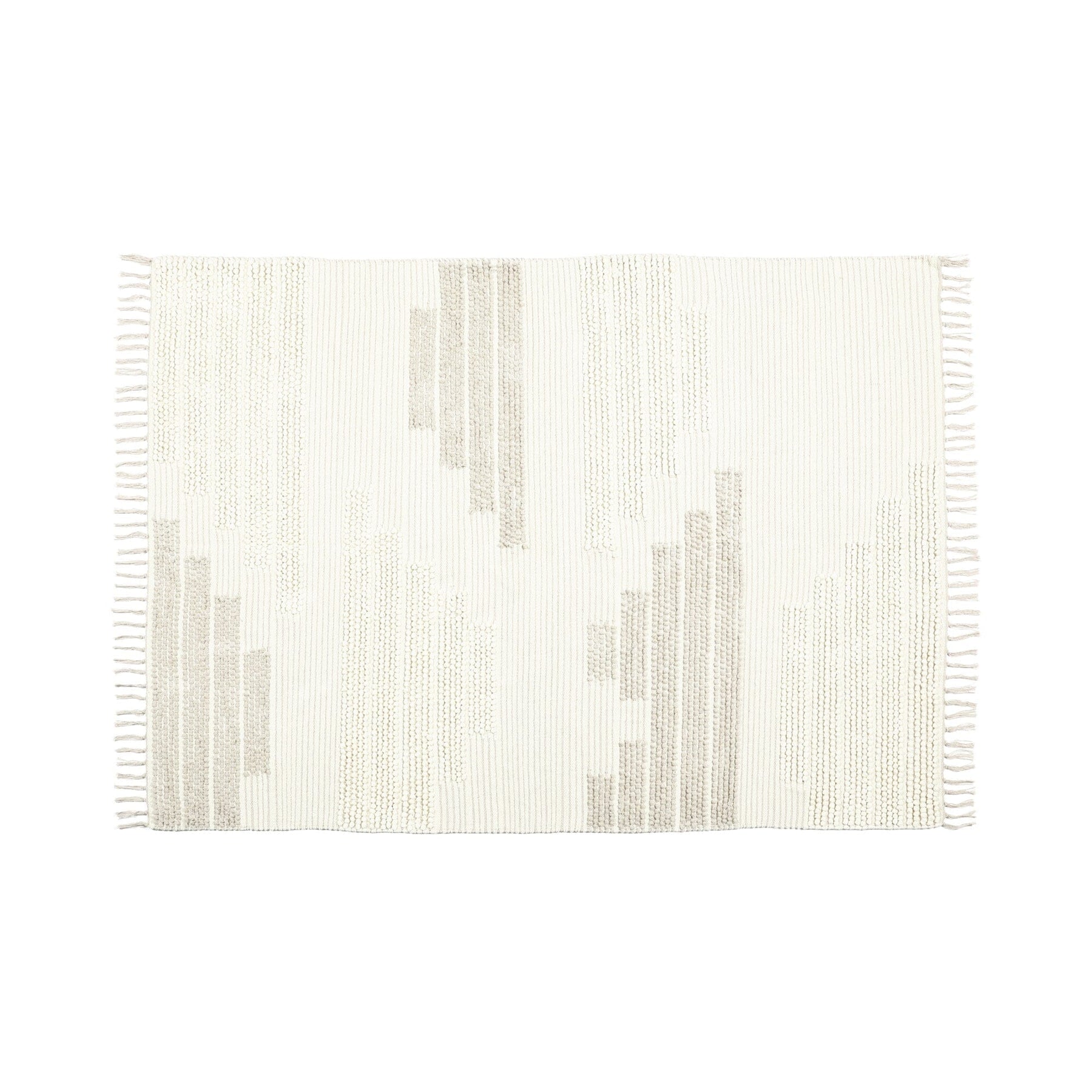 Cotton Loop Rug 2000 X 1400 Light Beige – Francfranc Hong Kong