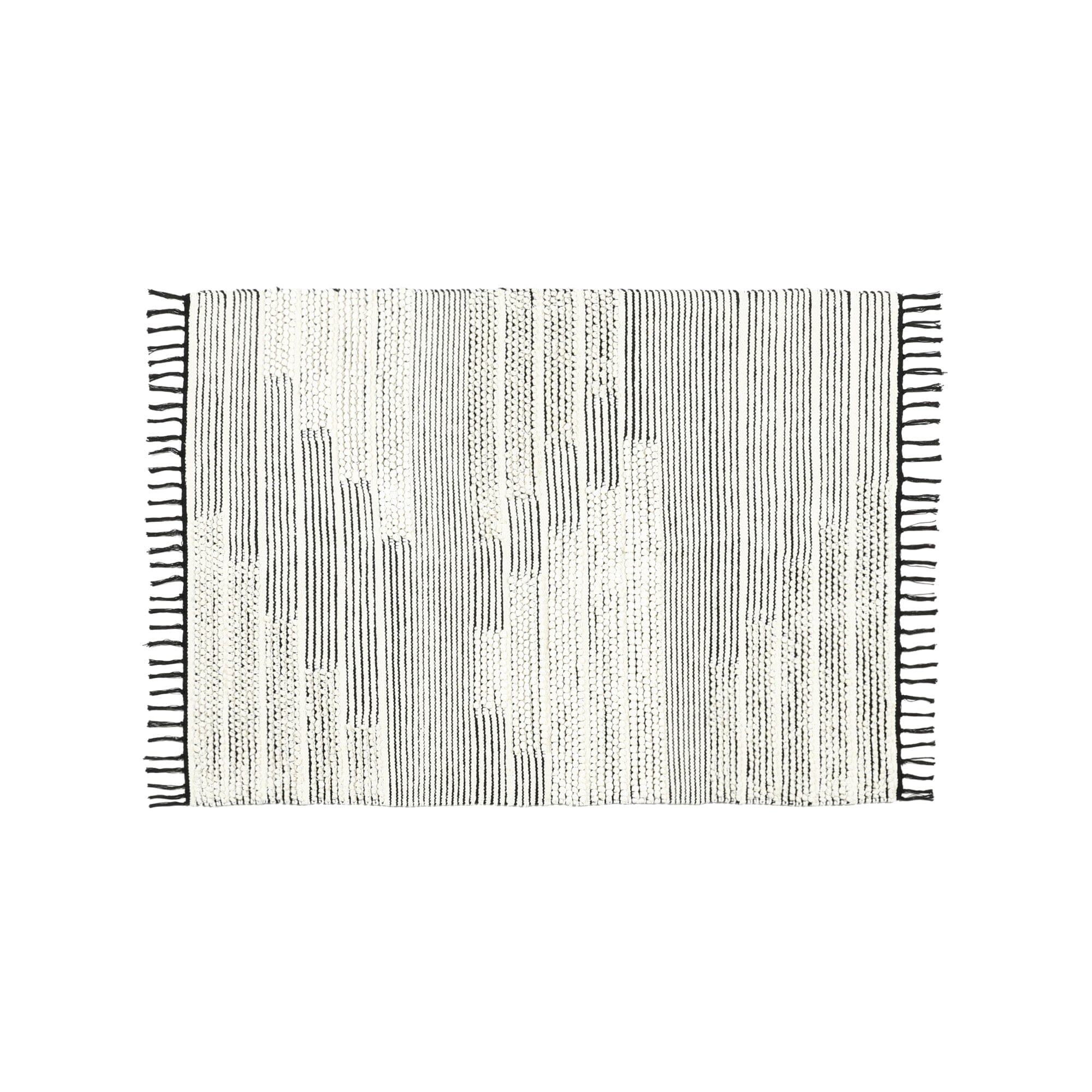 Cotton Loop Rug 1400 X 1000 Black – Francfranc Hong Kong
