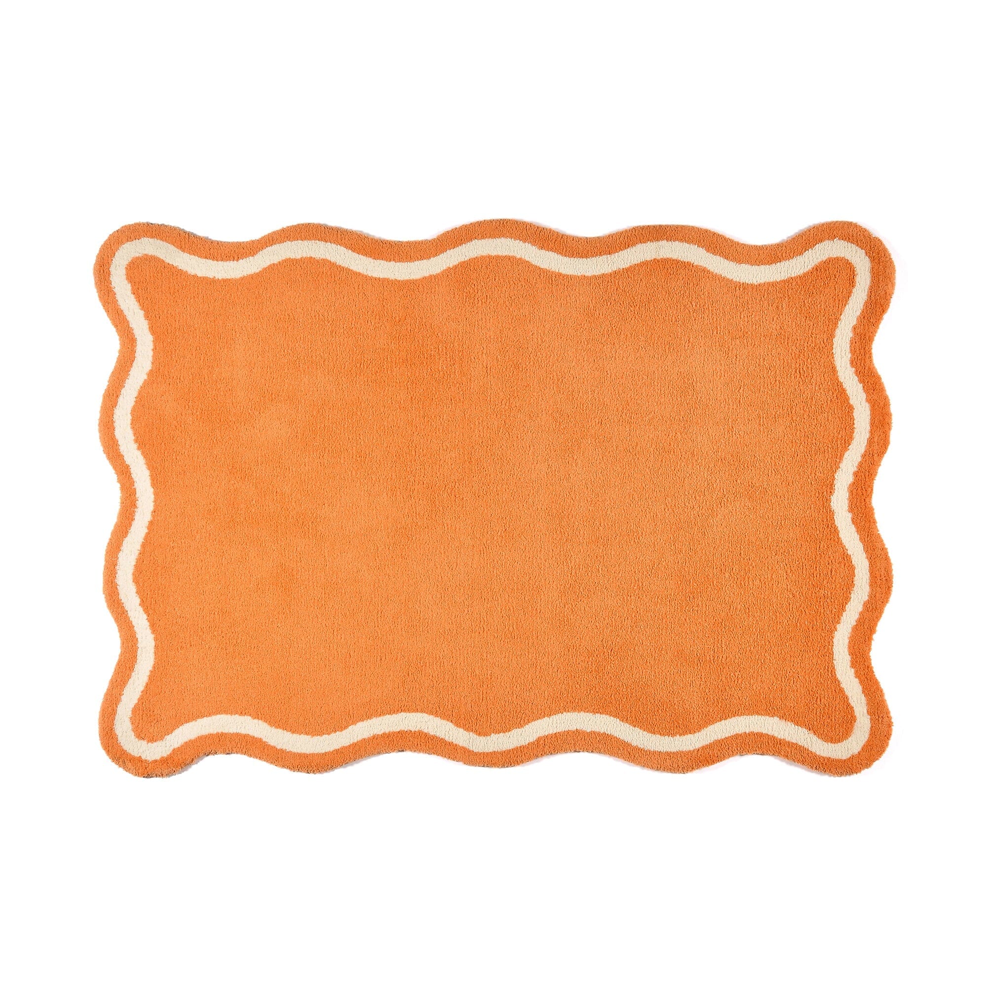 Waveline Rug M W2000×D1400 Orange