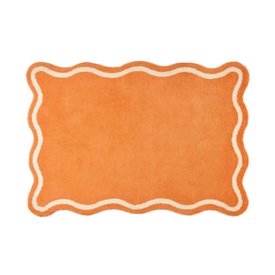 WAVELINE 波紋地毯中號橙色