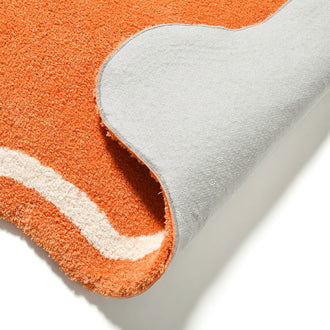 Waveline Rug M W2000×D1400 Orange