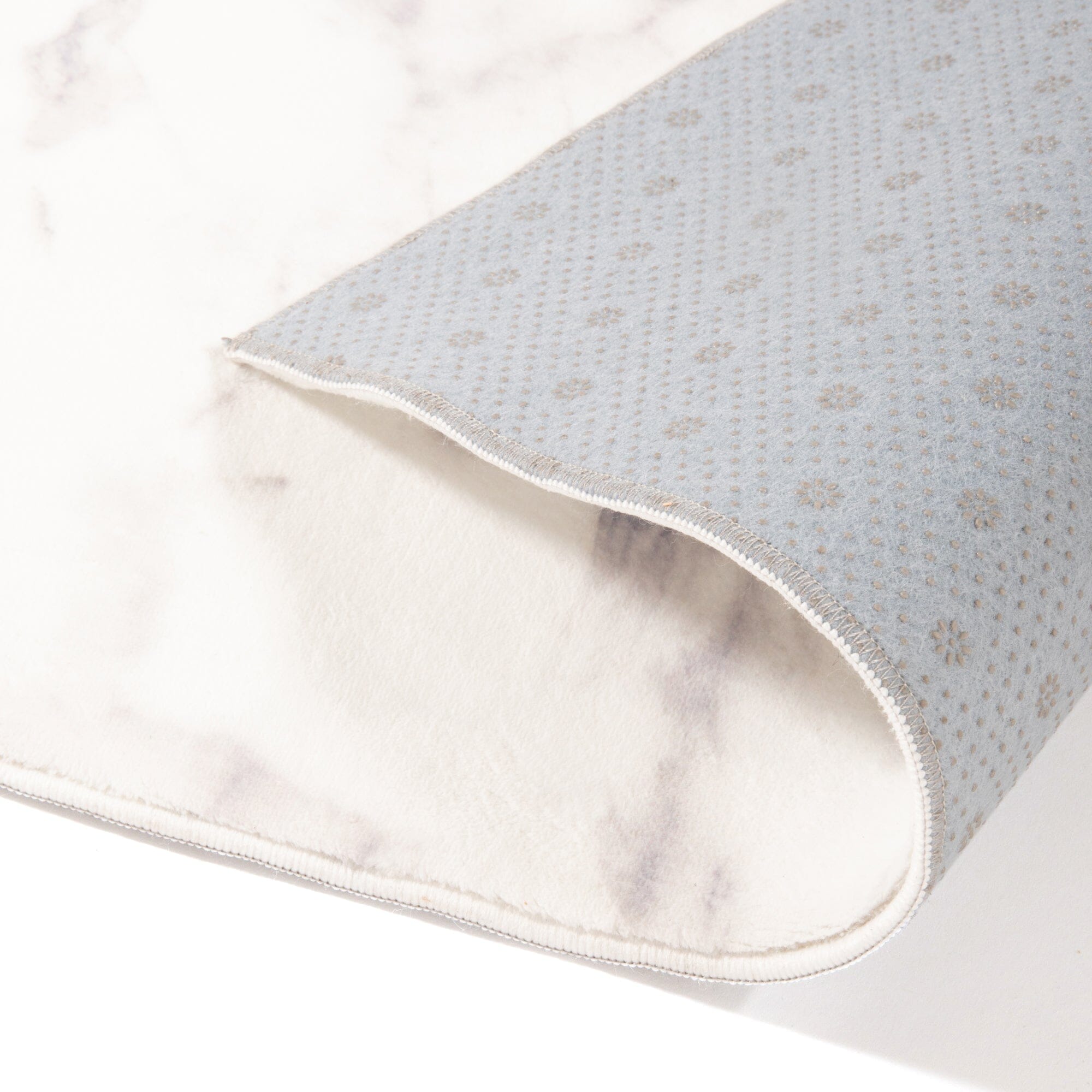 Design Print Rug M  Marble W2000×D1400 Grey
