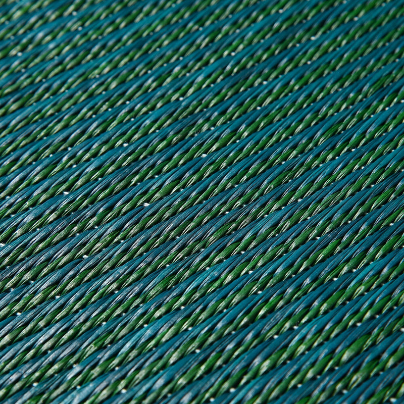 Bicolor Igusa Long Goza Mat S 1800×600 Green