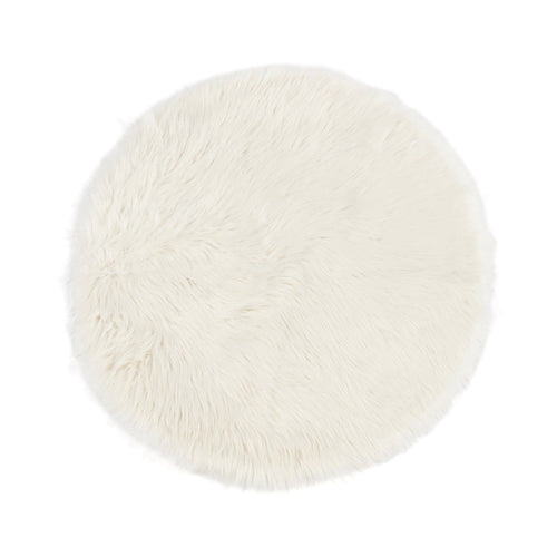 Farmo Round Rug φ1000 White