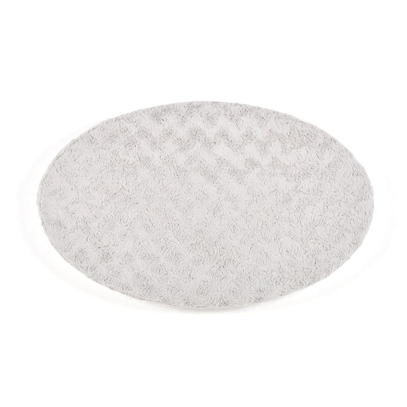 Botine Extra Thick Oval Rug 1200 x 700 Grey