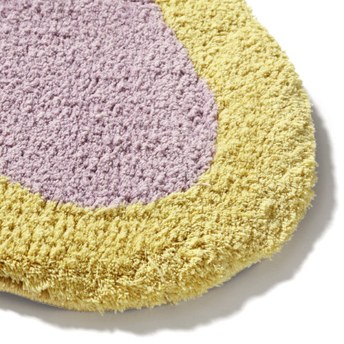 Wave Frame Rug S 1400 X 1000 Purple X Yellow