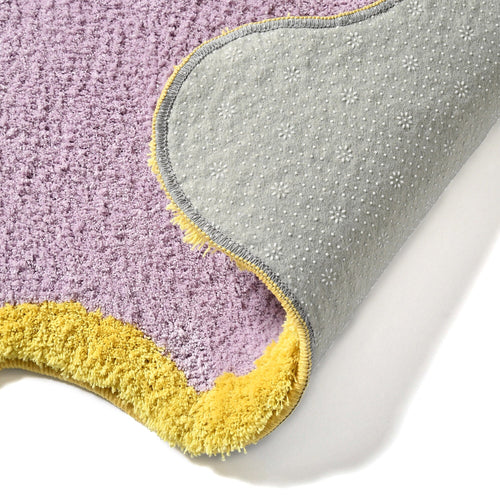 Wave Frame Mat 700 X 500 Purple X Yellow