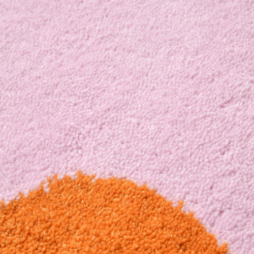 Dots Frame Mat 800 X 500 Pink X Orange