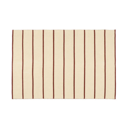 Striped Cotton Rug Medium 2000 X 1400 Yellow X Brown