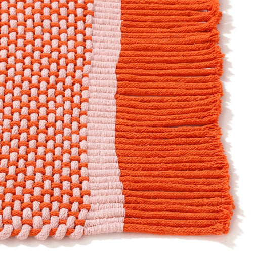 Rope Yarn Cotton Rug Medium 1700 X 1300 Pink X Orange