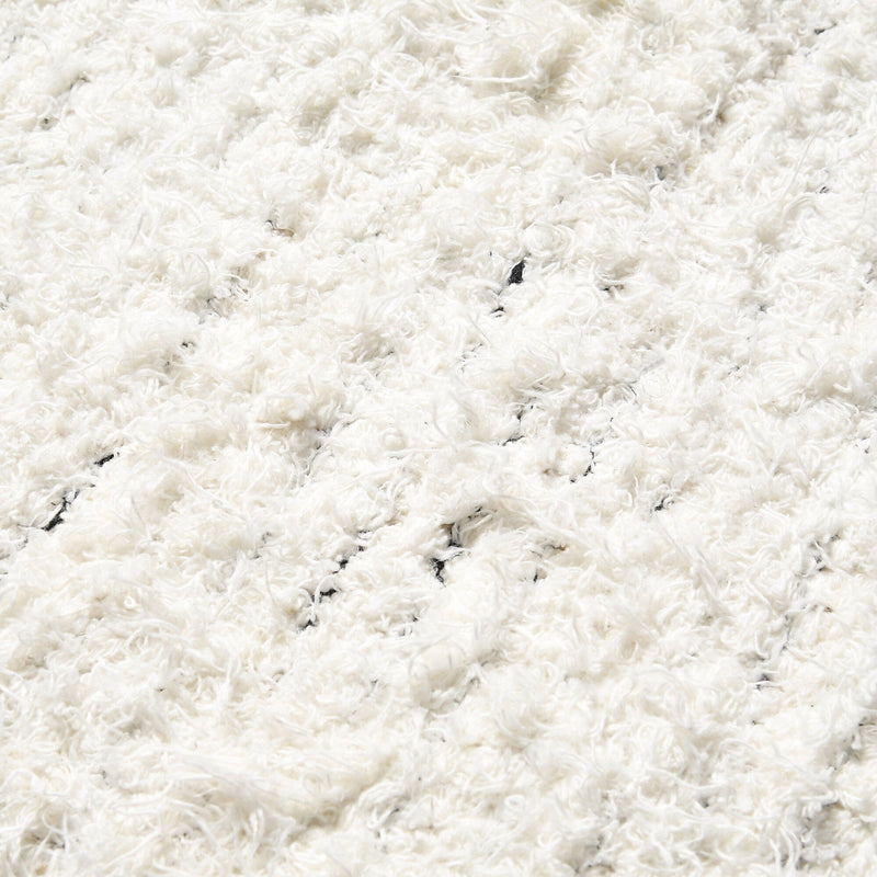 Shaggy Cotton Rug M 2000 X 1400 White