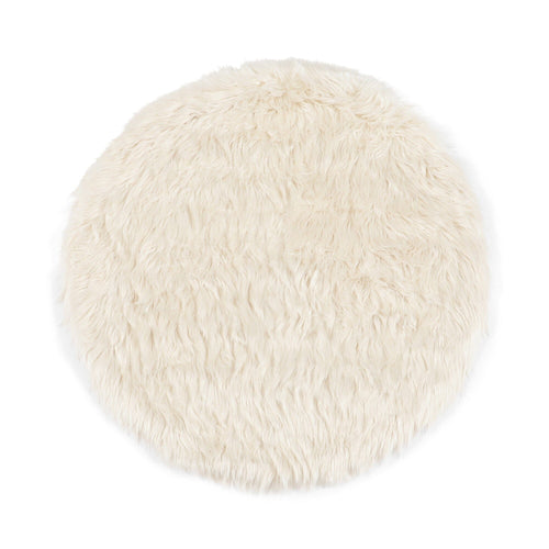 Farmo Round Rug Φ1000 White