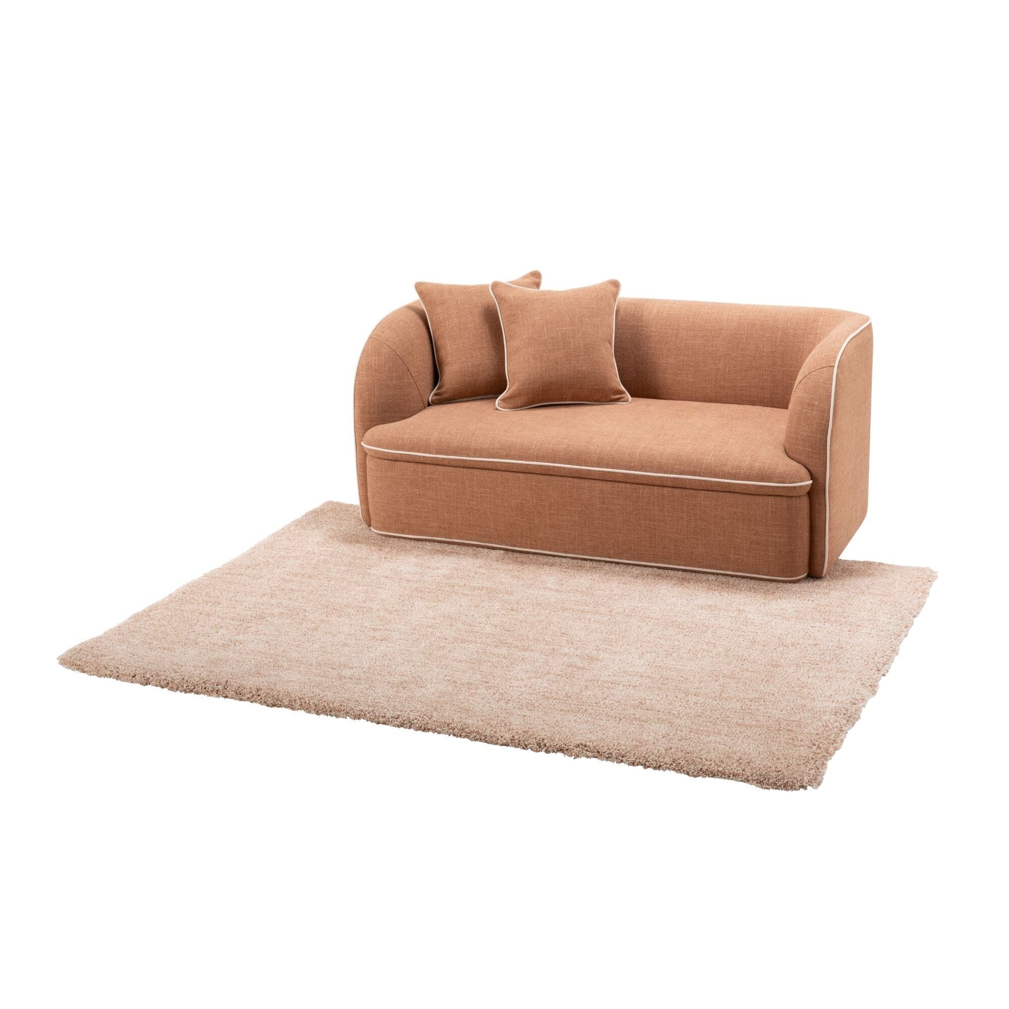 Filare Rug Medium  Light Brown X Light Beige