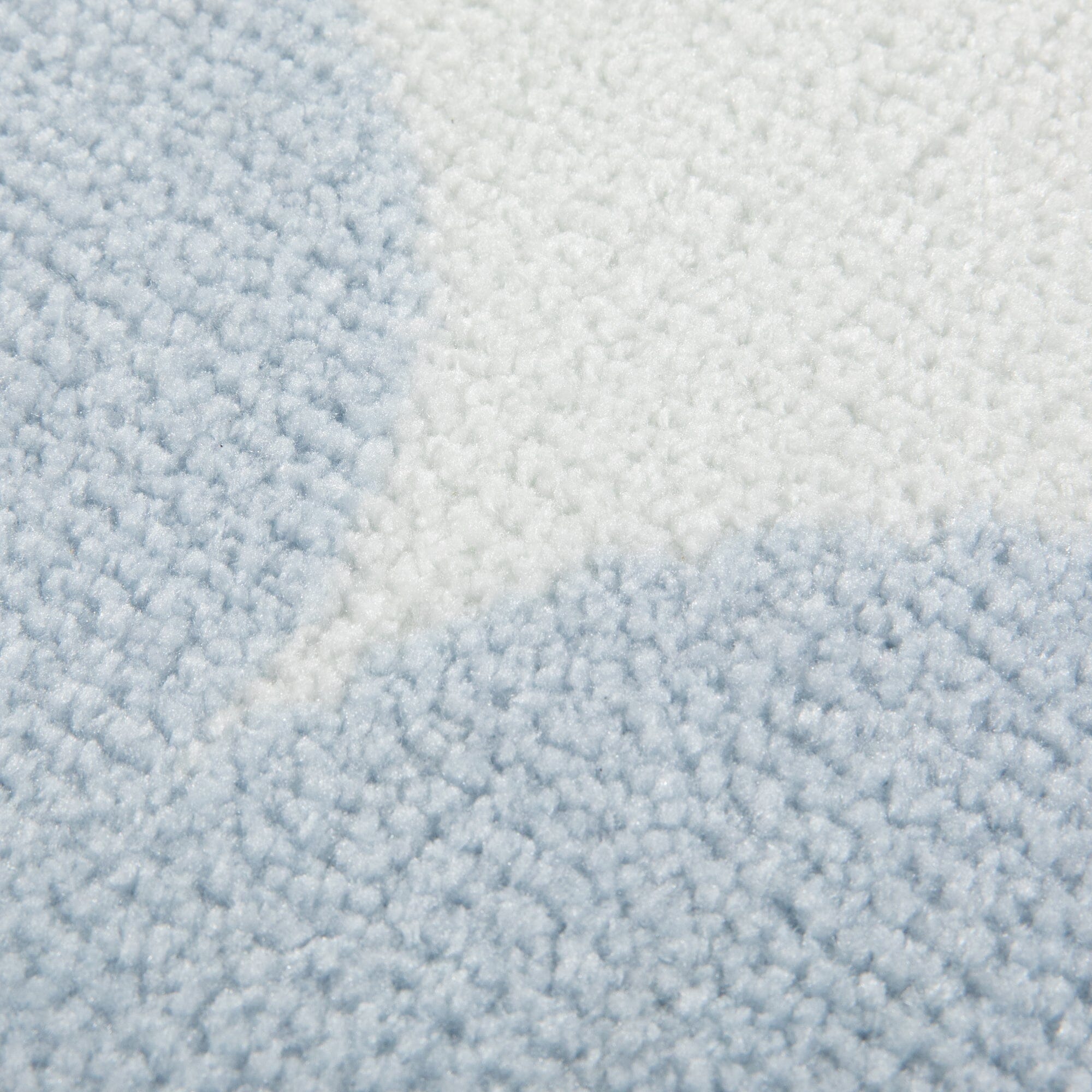 Scallop Frame Rug Medium Light Blue X Light Gray