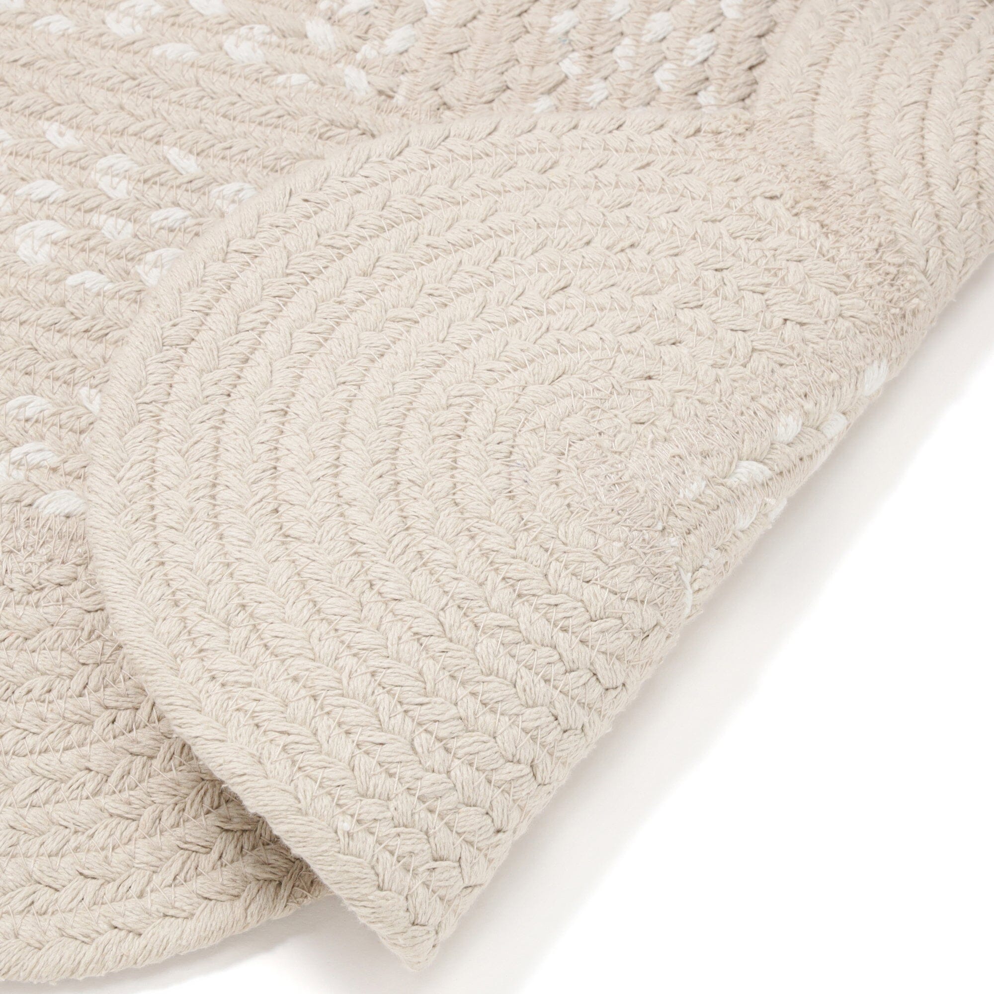 Maris Cotton Rug Small  Beige x White